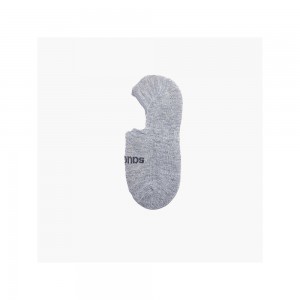 Saucony Cushioned Invisible Liner 8-Pack Białe Szare | 52830-VSUX