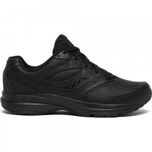 Saucony Integrity Walker 3 Wide Czarne | 42170-UGVW