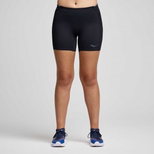 Saucony Kinvara 5" Hot Short Czarne | 39274-OHWG