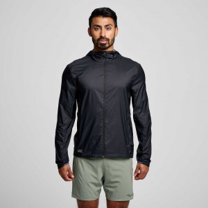 Saucony Peregrine Packaway Jacket Czarne | 67093-ZEYC