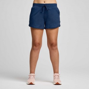 Saucony Triumph 3" Short Granatowe | 46713-EDGI